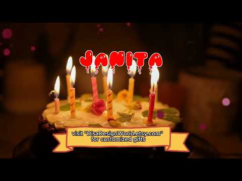 Happy Birthday JANITA   Happy Birthday Song   Birthday Wishes   Birthday Party