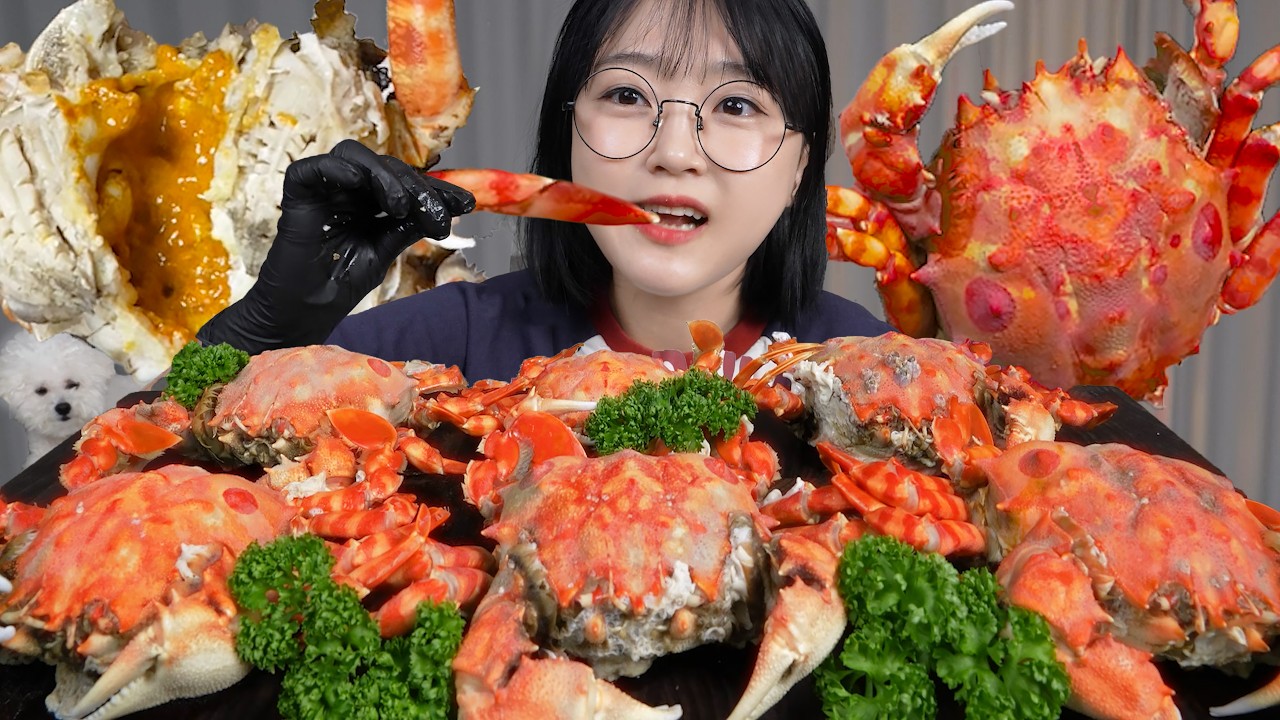 이 나갈 뻔한 범게 먹방🦀TIGER CRAB MUKBANG ASMR
