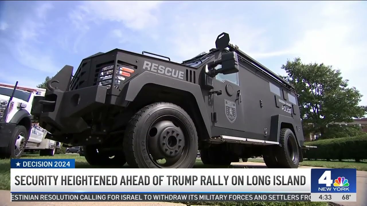 Security heightened ahead of Trump rally on Long Island | NBC New York