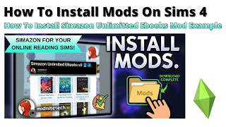 How To Install Simazon Unlimitted Ebooks Mod For Sims 4 | 2026