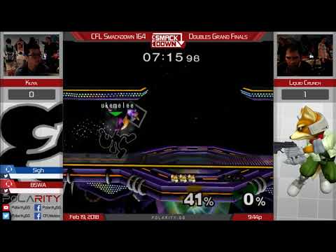 CFL Smackdown 164 Melee - Kuya (GnW) vs Liquid`Crunch (Fox) - Singles