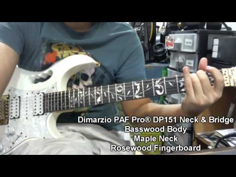 Test Dimarzio PAF Pro® Neck and Bridge