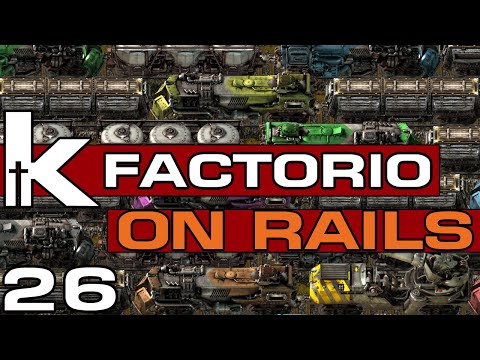 Factorio On Rails | 26 | Make Everything | Factorio Train Base Let's Play