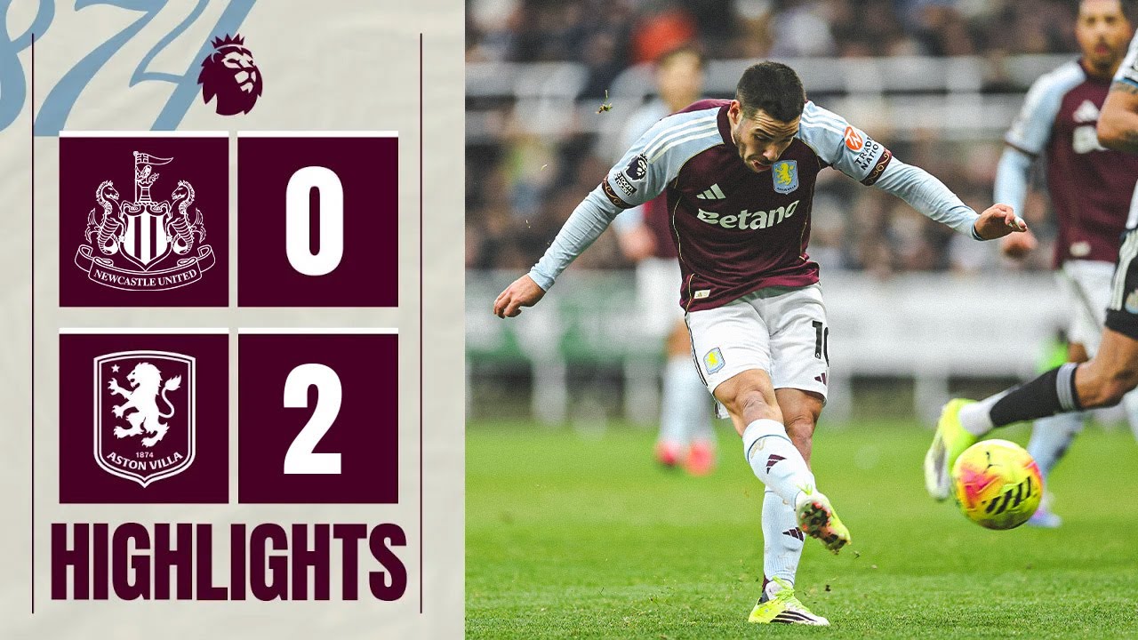 Goals & Highlights: Newcastle vs Aston Villa Season 2025/2026