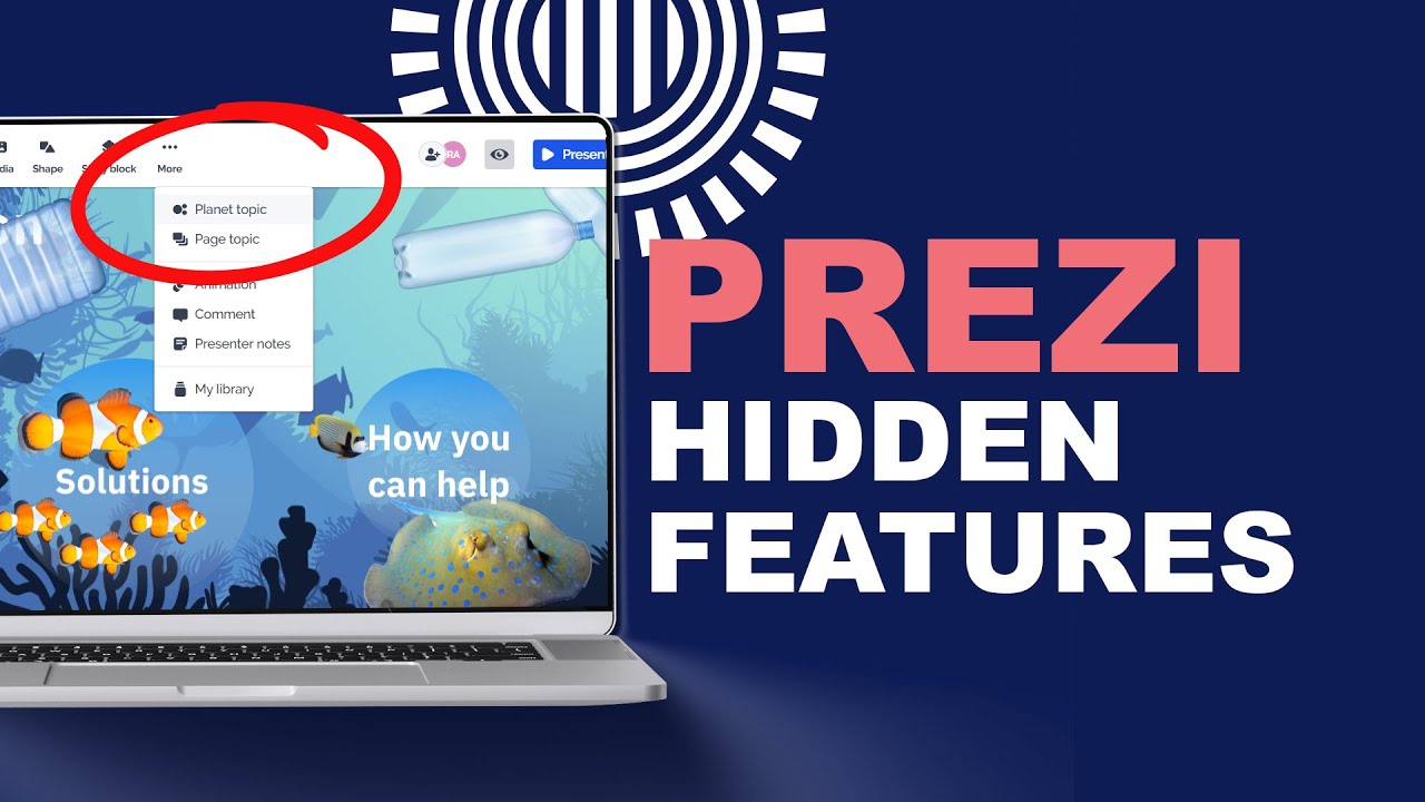 Prezi Hidden Features – How to Find the Mysteriously Hidden PLANETS & PAGES Buttons