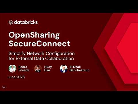 Watch: Delta Sharing SecureConnect: Simplified Networking for Private Data Collaboration