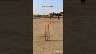 Inswing and outswing bowling practice #shorts 🥵🔥🔥🏏