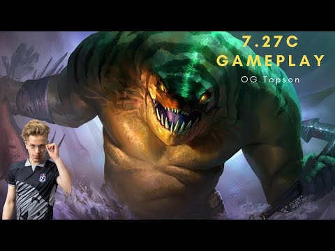 OG.Topson - Tidehunter Midlane | Patch 7.27c | Player Perspective - Dota 2 Gameplay