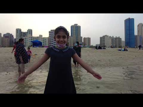 Family outing - Salmiya Beach, Kuwait