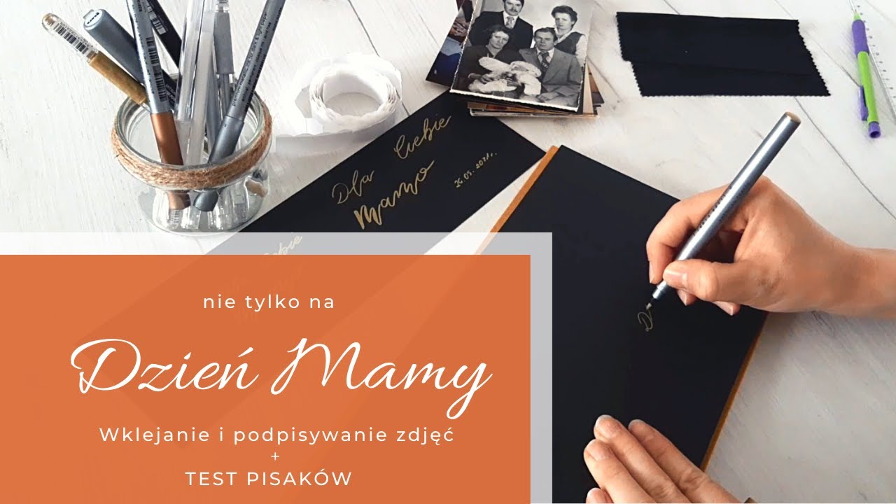 Watch Prezent na Dzień Mamy - Wklejanie i podpisywanie zdjęć + test pisaków now Prezent na Dzień Mamy - Wklejanie i podpisywanie zdjęć + test pisaków