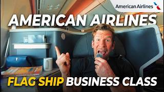 American Airlines Flagship Business Class Chicago O'hare to Rome Italy Full Tour & Review!