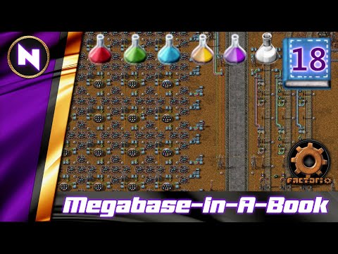 Redesigning SCIENCE LABS | #18 | Factorio Megabase-In-A-Book Lets Play