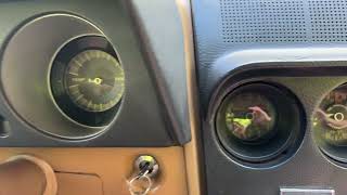 1968 AMC AMX 390 Start Up and Instruments