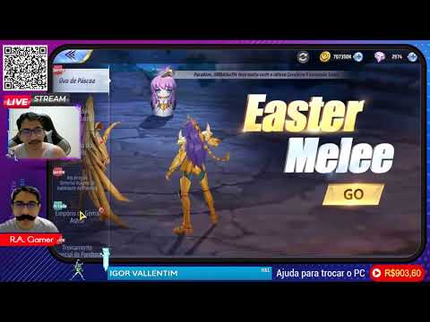 DUELOS GALÁCTICOS E NOVA ANTIGA GVG - SAINT SEIYA AWAKENING