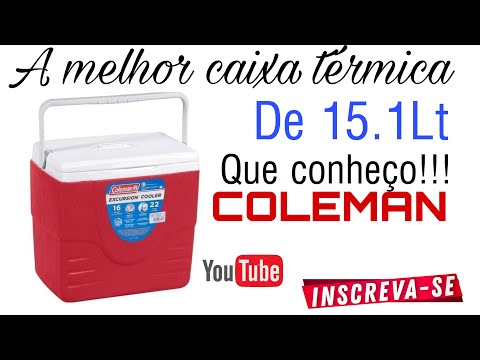 A Melhor caixa térmica de 15.1Lt que eu conheço e recomendo, Coleman🤩