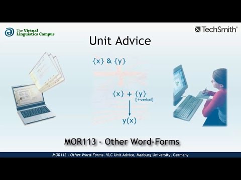 MOR113 - Unit Advice (Other Word-Forms)