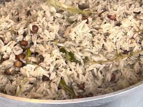 GUNGO Peas and Rice| Jamaican style| Linstead Market GUNGO Peas