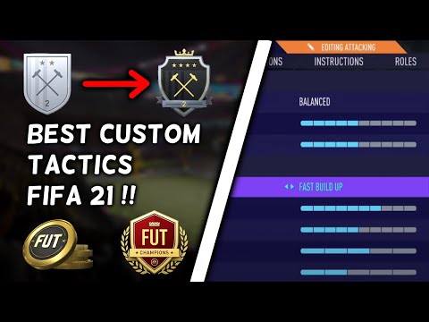 FIFA 21 BEST CUSTOM TACTICS POST PATCH! | BEST FORMATIONS AND PLAYER INSTRUCTIONS | 30-0!