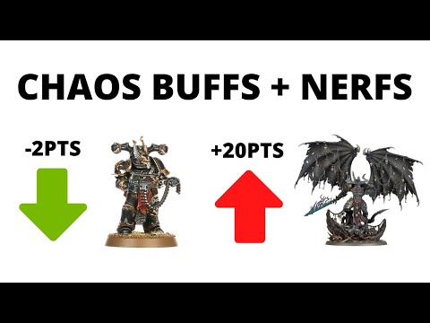 Buffs and Nerfs for Chaos Armies in Chapter Approved 2022 - Chaos Space Marines are GOOD Now?