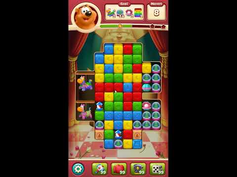 Toon Blast Level 6176 - NO BOOSTERS 🐻🐺🐱 | SKILLGAMING ✔️