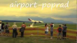 preview picture of video 'Poprad-Tatry airport  /2012/ Aero-moto víkend'