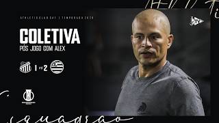 COLETIVA PÓS-JOGO COM ALEX DE SOUZA | Novorizontino x Athletic