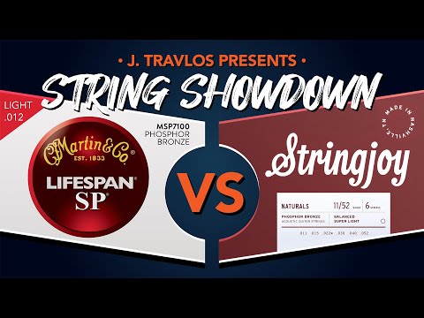 String Showdown | Stringjoy Phosphor Bronze VS Martin SP Lifespan Phosphor Bronze Acoustic Strings.