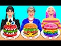 Wednesday Vs Grandma Cooking Challenge Easy Secret Hacks And Gadgets By BaRaDa Challenge