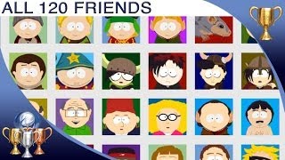 South Park The Stick of Truth - ALL Friends (120) Collectibles Locations - Every Friend