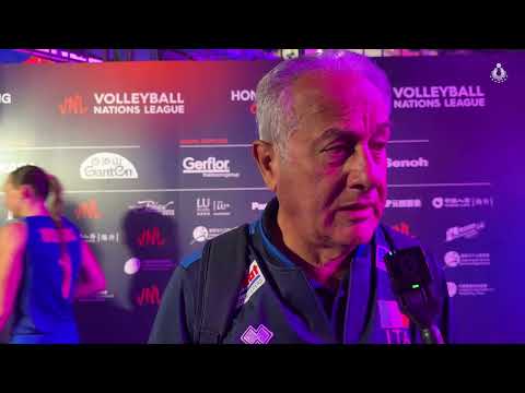 VNL Femminile 2026: Julio Velasco al termine di Italia-Ucraina 3-1