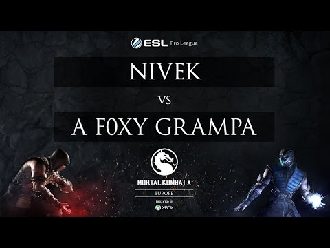 MKX - Nivek vs. A F0xy Grampa - ESL Pro League 2015 - EU Week 2 - Quarterfinals