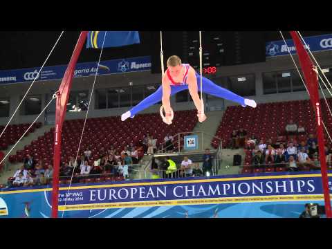 Nile Wilson - rings - Event Finals - 2014 Junior Euros