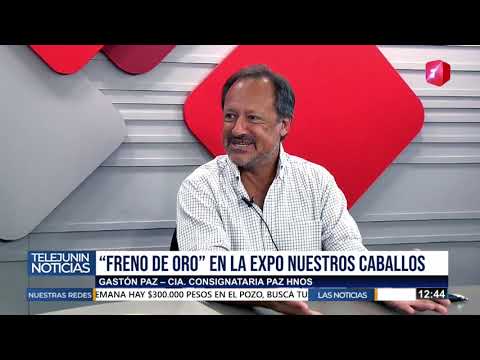 EXPO NUESTROS CABALLOS: GASTÓN PAZ FUE EL GANADOR DEL "FRENO DE ORO"