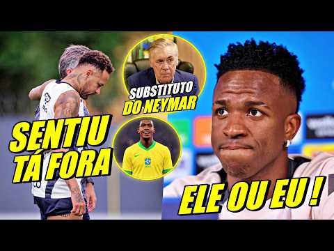 NEYMAR FORA ! ANCELOTTI TEM NOVO NOME ! VINI BARRA CONTRATAÇÃO NO REAL E MAIS