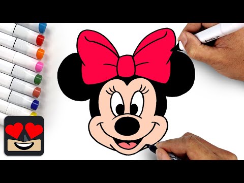 How To Draw Minnie Mouse for Beginners