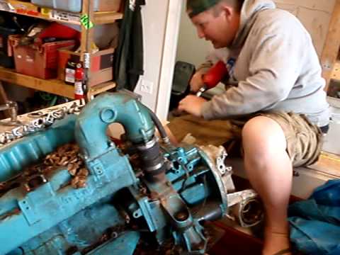 OMC Motor Removal Intermediate Housing BKBoatnsleds.com Boat Marine Old