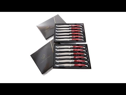 Wolfgang Puck 12piece High Carbon Steel Steak Knife Set