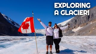 We made it to BRITISH COLUMBIA! | Hiking Athabasca Glacier | Cross Canada Van Life Road Trip