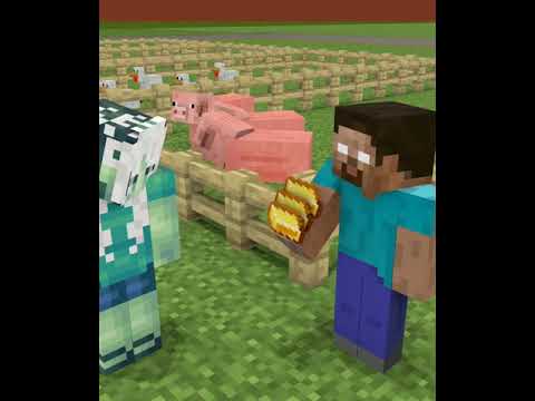 Monster School: 3 Bad Baby Zombie - Minecraft Animation (shorts version) #Shorts 3