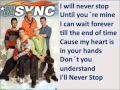 NSYNC - I´ll never stop - karaoke 