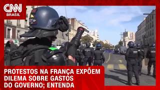 Vídeo: Protestos na França expõem dilema sobre gastos do governo; veja no Olhar Externo | HORA H