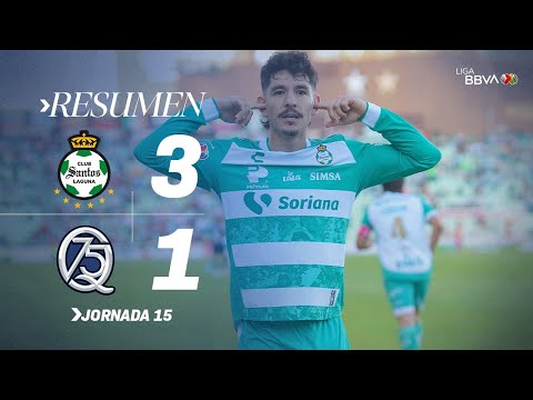 SANTOS 3-1 QUERÉTARO J15 AP25 | Triunfo de ORO para Santos; buscan meterse a Play-In