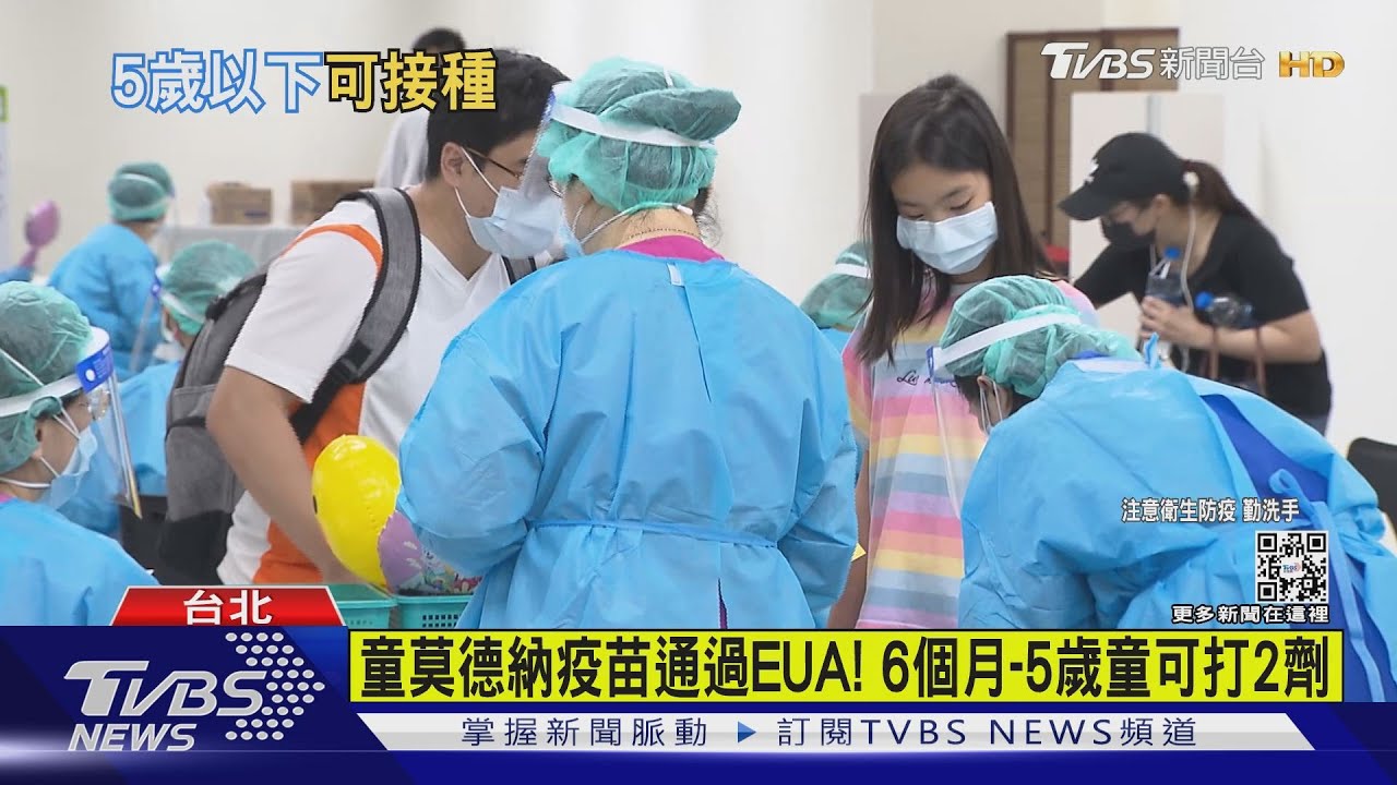 童莫德納疫苗通過EUA! 6個月至5歲童可打2劑