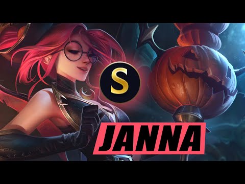 BEWITCHING JANNA GAMEPLAY | THIS SKIN IS BEAUTIFUL (S TIER) THE MVP - WILD RIFT