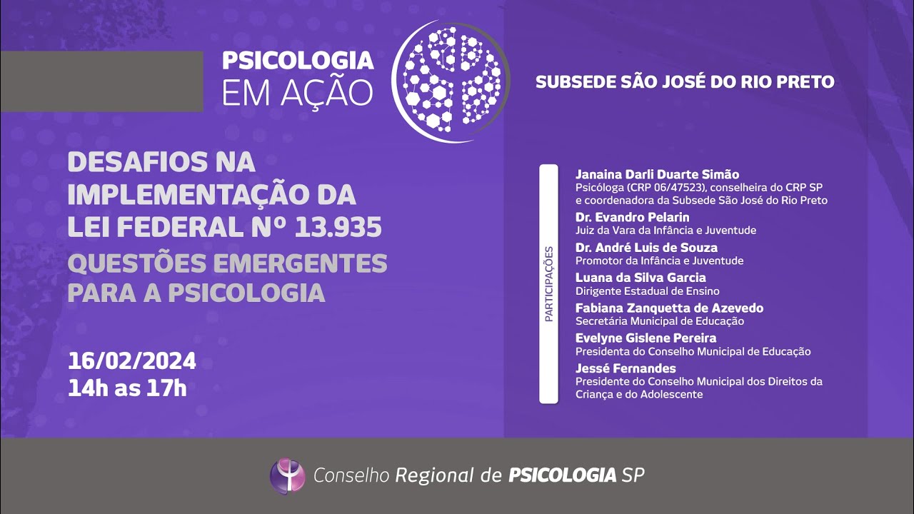 Desafios na Política de Implementação da Lei 13.935/19: Questões Emergentes para a Psicologia