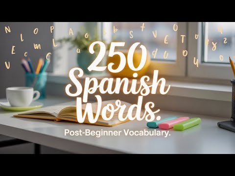 ¡Aprende palabras en español en minutos!