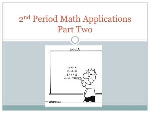 201a   Second Period Math Part 2