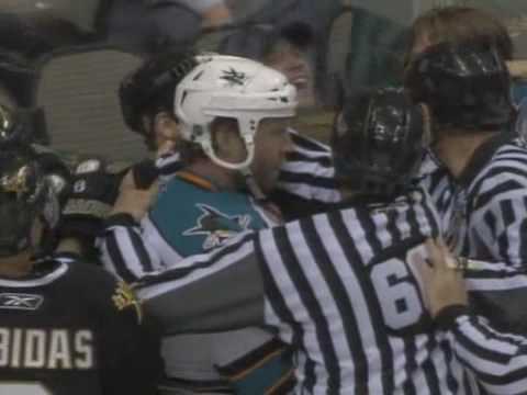Joe Thornton vs Steve Ott