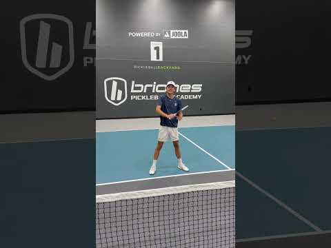 Backhand ready vs forehand ready. Win more counters at the Kitchen Line! BrionesAcademy.com