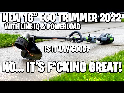 16" EGO String Trimmer With Line IQ & POWERLOAD Review ~ Easiest weed wacker out there! Luxury tool!